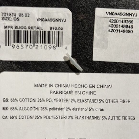 VANS MEN’S NWT ABOVE THE ANKLE SIZE 9.5 - 13 and THE MSRP IS $ 10.00 - Picture 4 of 4